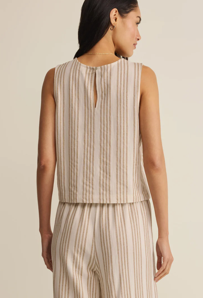 Z Supply Sloane Knit Striped Top - Cloud