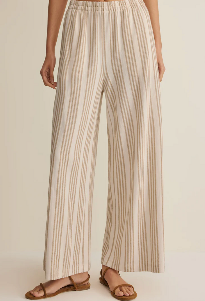 Z Supply Scout Knit Striped Pant - Cloud