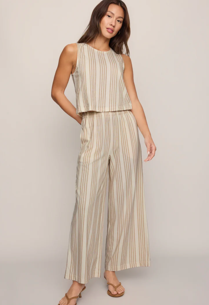 Z Supply Scout Knit Striped Pant - Cloud