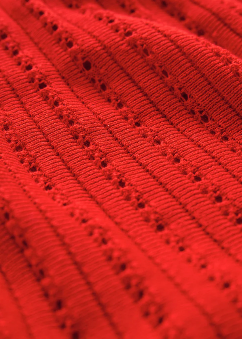 Z Supply Sunda Crochet Maxi Dress - Lychee