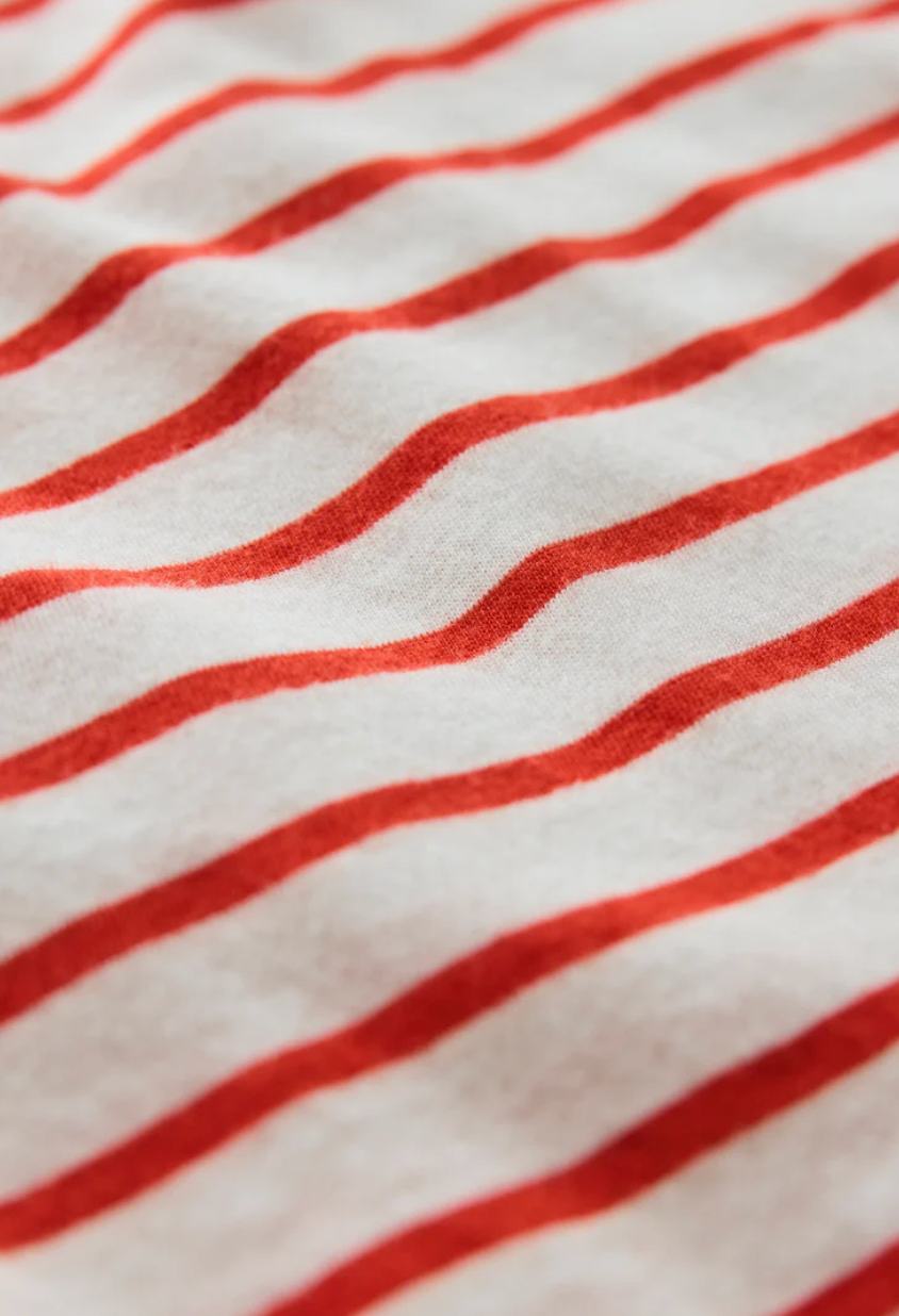 Z Supply Junie Striped Tee - Lychee
