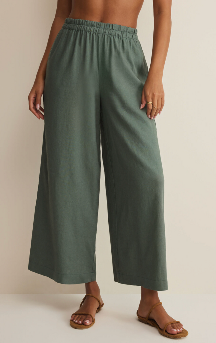 Z Supply Scout Linen Pant - Everglade