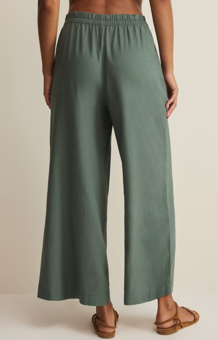Z Supply Scout Linen Pant - Everglade
