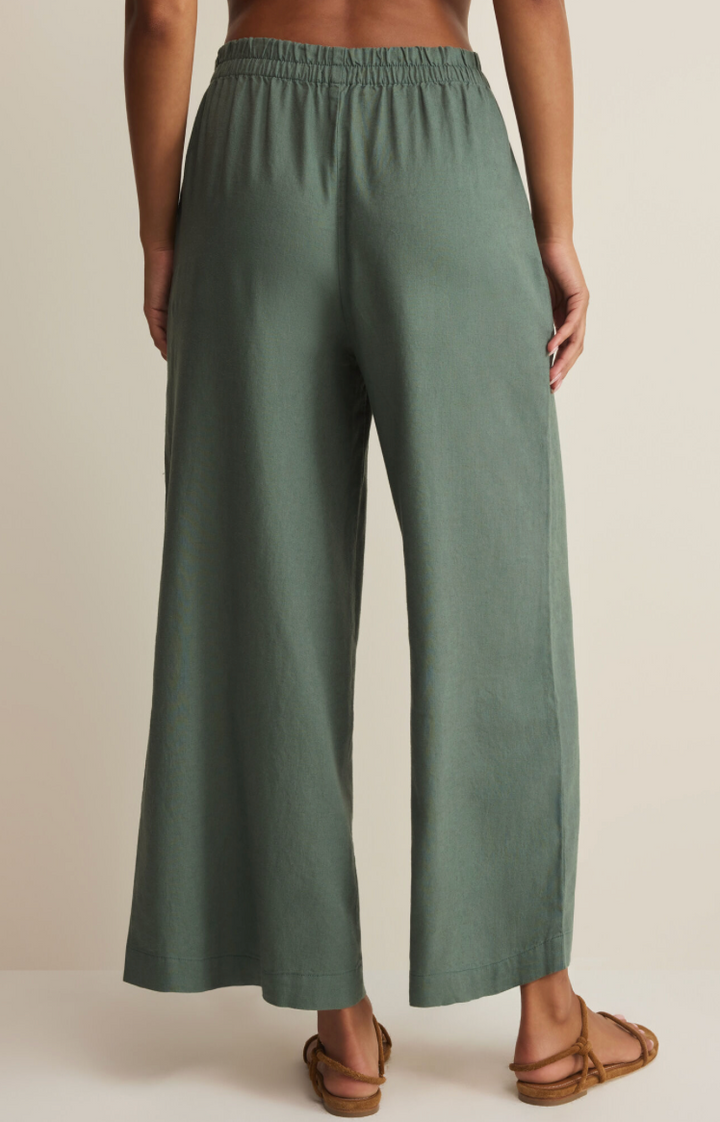 Z Supply Scout Linen Pant - Everglade