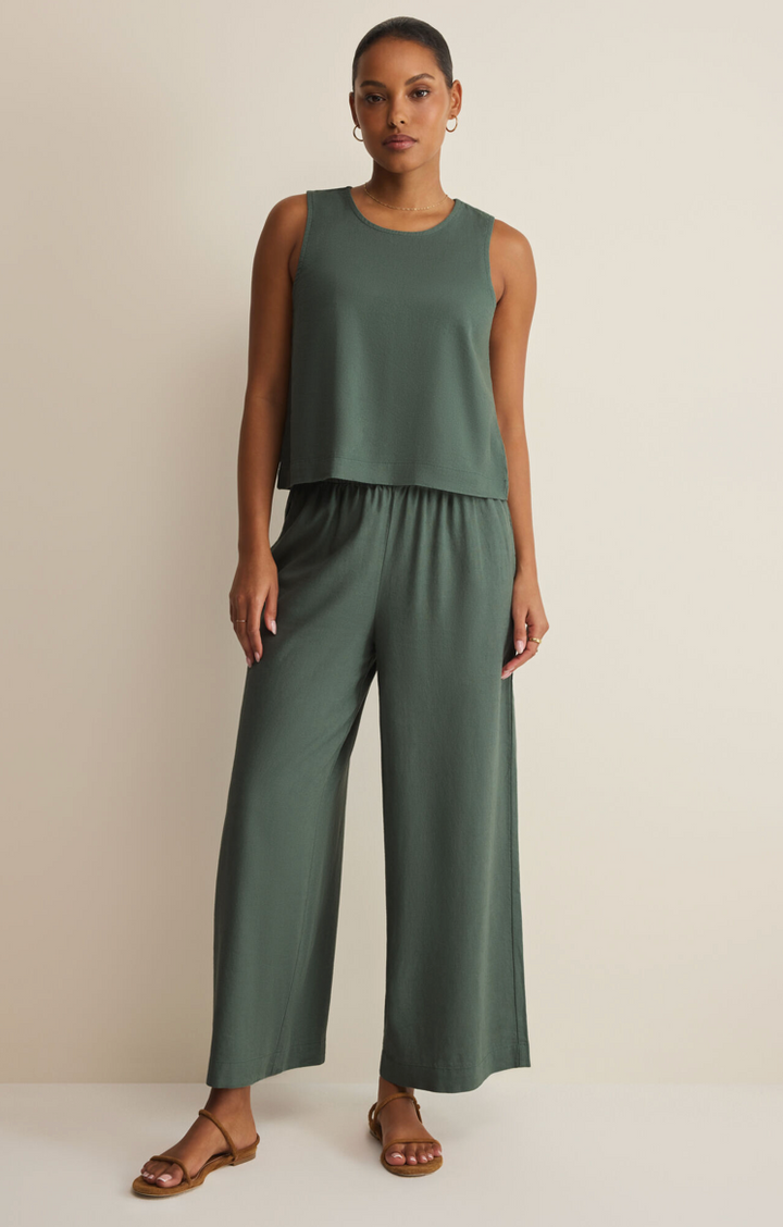 Z Supply Scout Linen Pant - Everglade