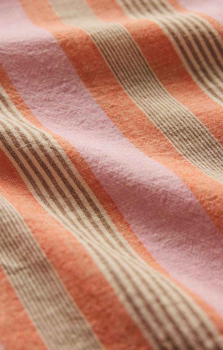 Z Supply The Perfect Striped Button Up - Tiger Lily