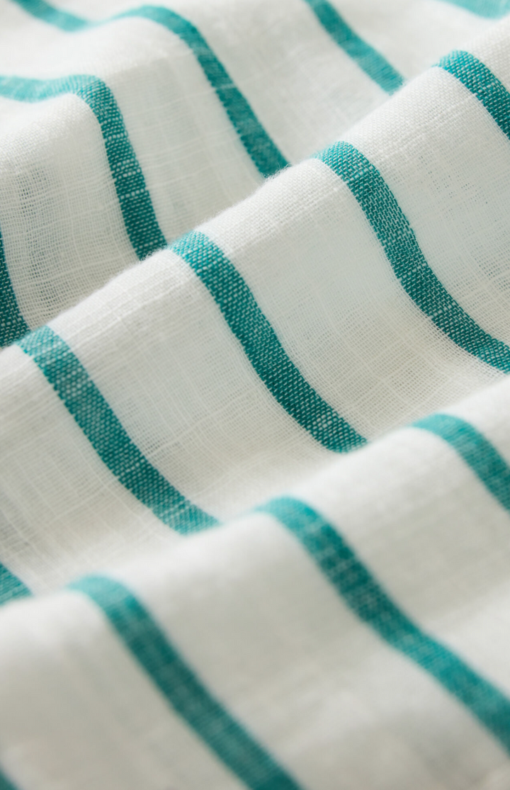 Z Supply Saturdays Stripe Shirt - Rainforest