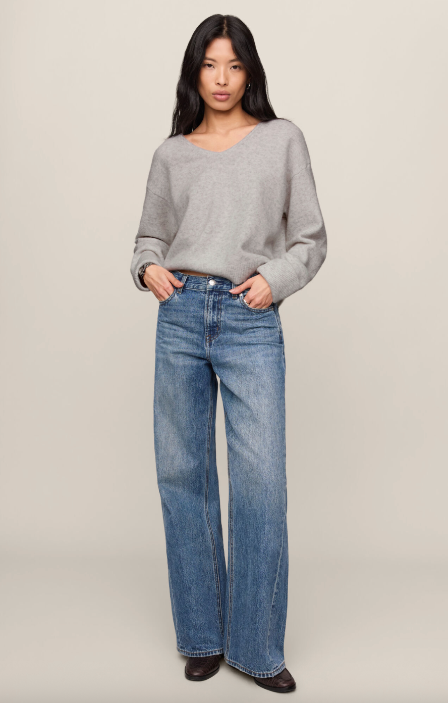 Z Supply Cerro Sweater - Feather Grey