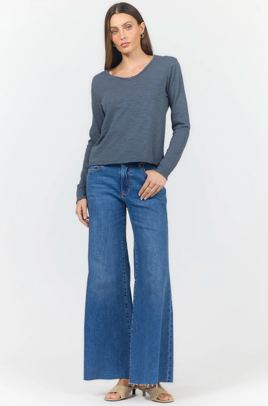 DEAR JOHN - Vanya Long Sleeve Tee - Turbulence