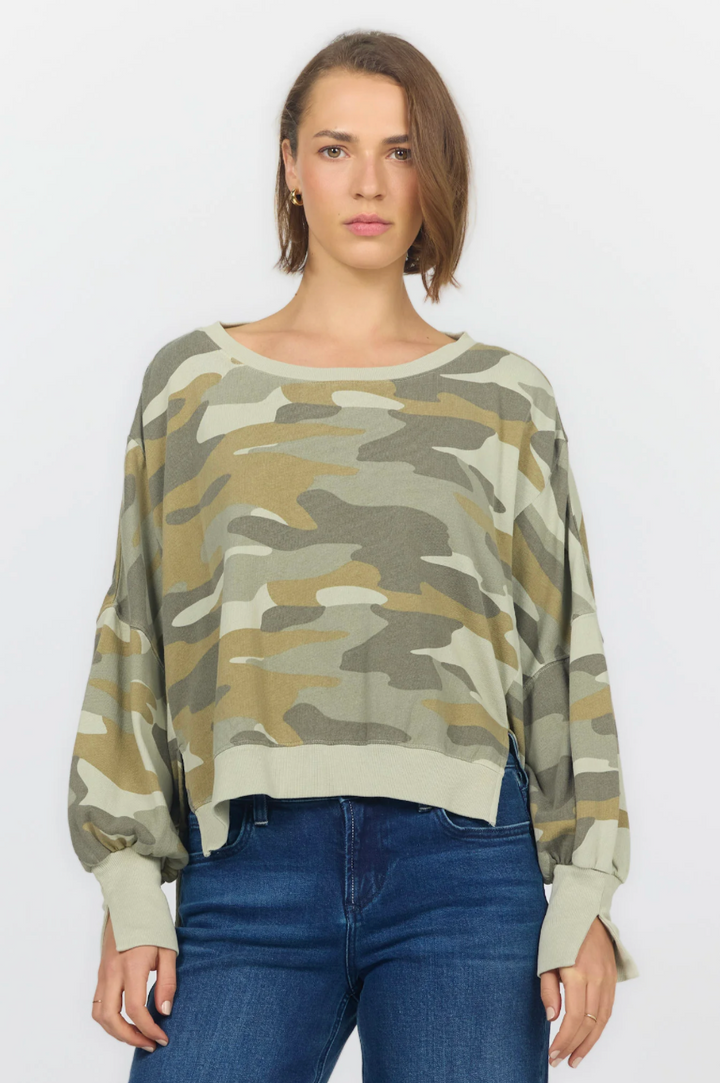 DEAR JOHN - Trenton Sweater Riviera Camo