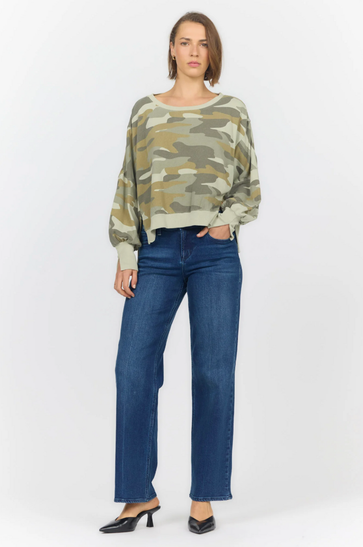 DEAR JOHN - Trenton Sweater Riviera Camo