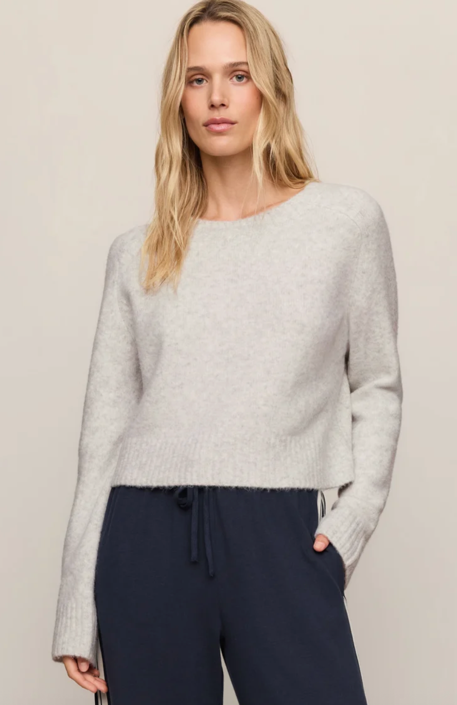 Z Supply Stand In Sweater - Feather Grey