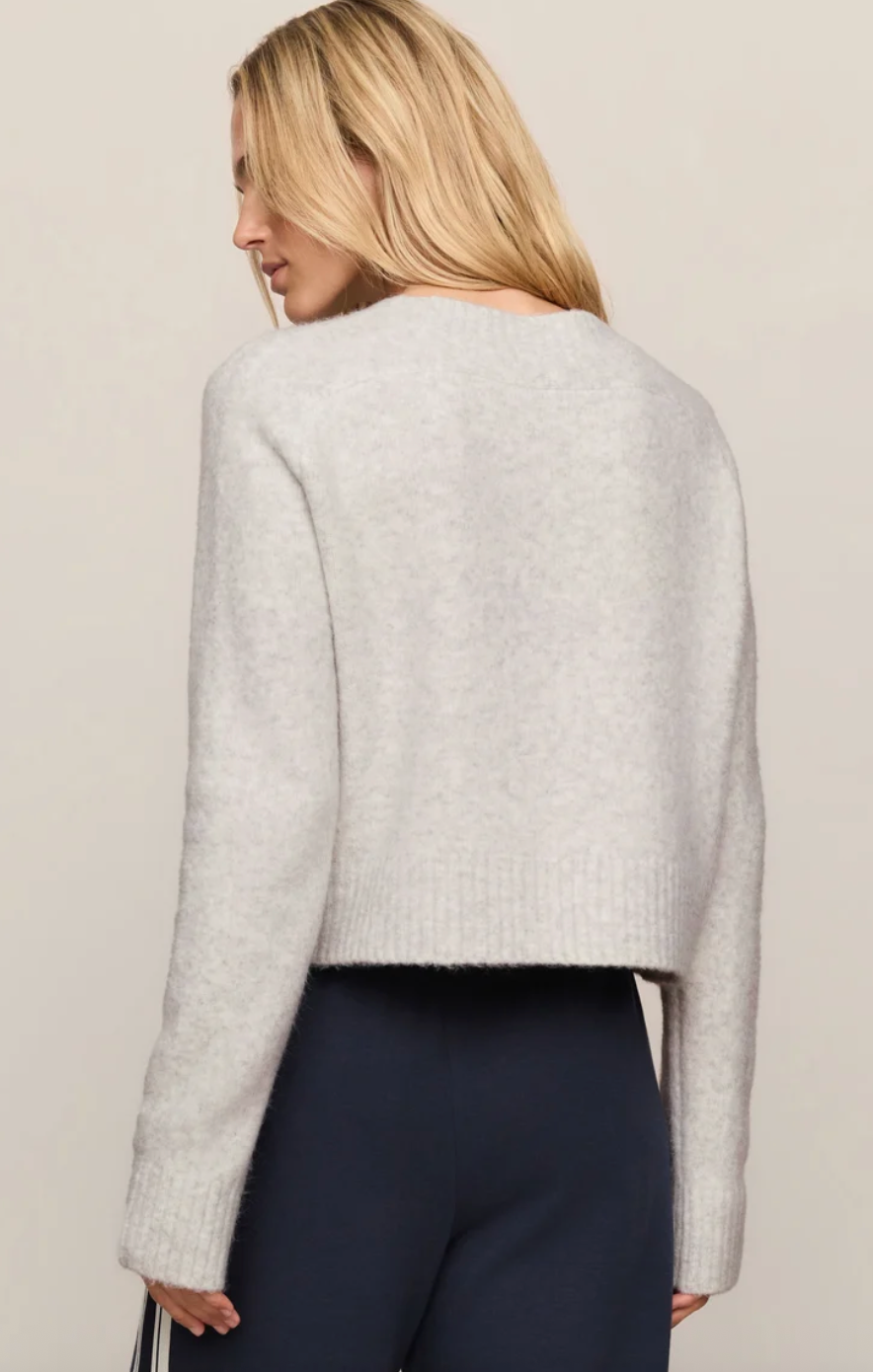 Z Supply Stand In Sweater - Feather Grey