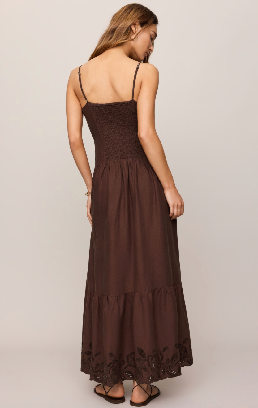 Z Supply Esti Embroidered Maxi Dress