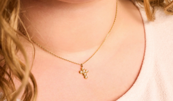 Pearl Cross Necklace