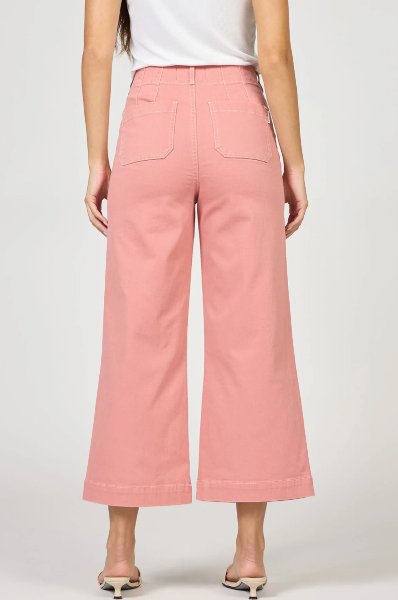 DEAR JOHN - Audrey Wide Leg Jean - Terracotta