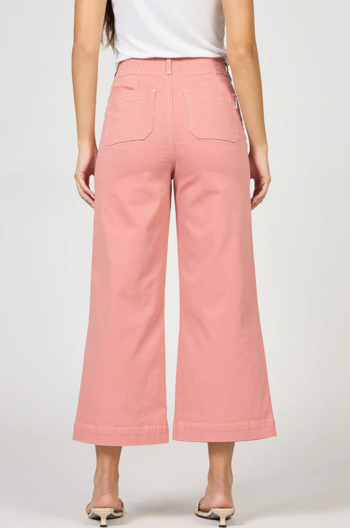 DEAR JOHN - Audrey Wide Leg Jean - Terracotta