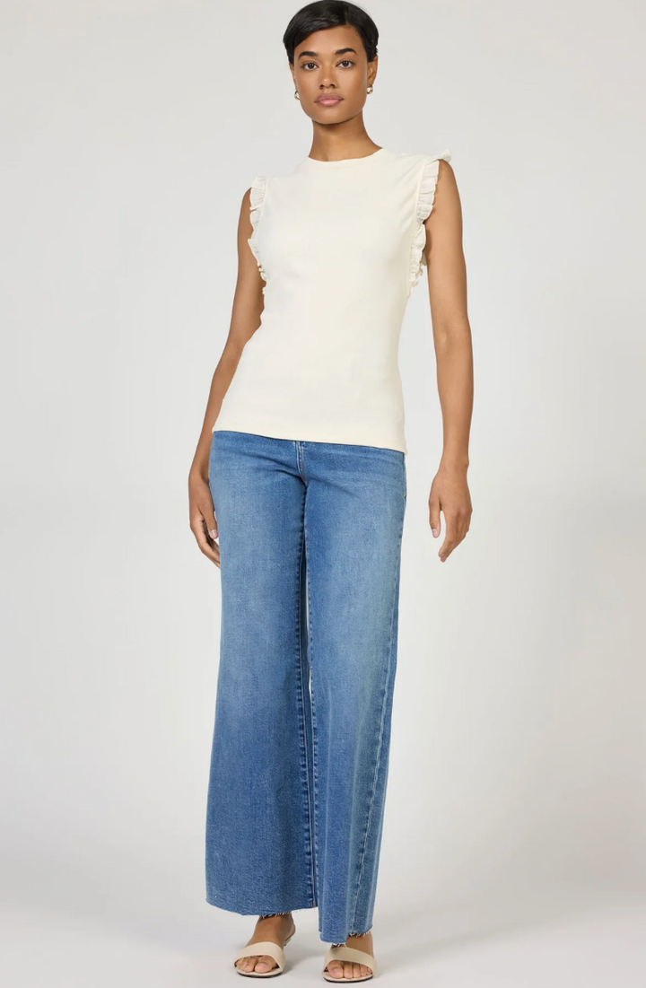 DEAR JOHN - Bridget Sleeveless Top - Egret