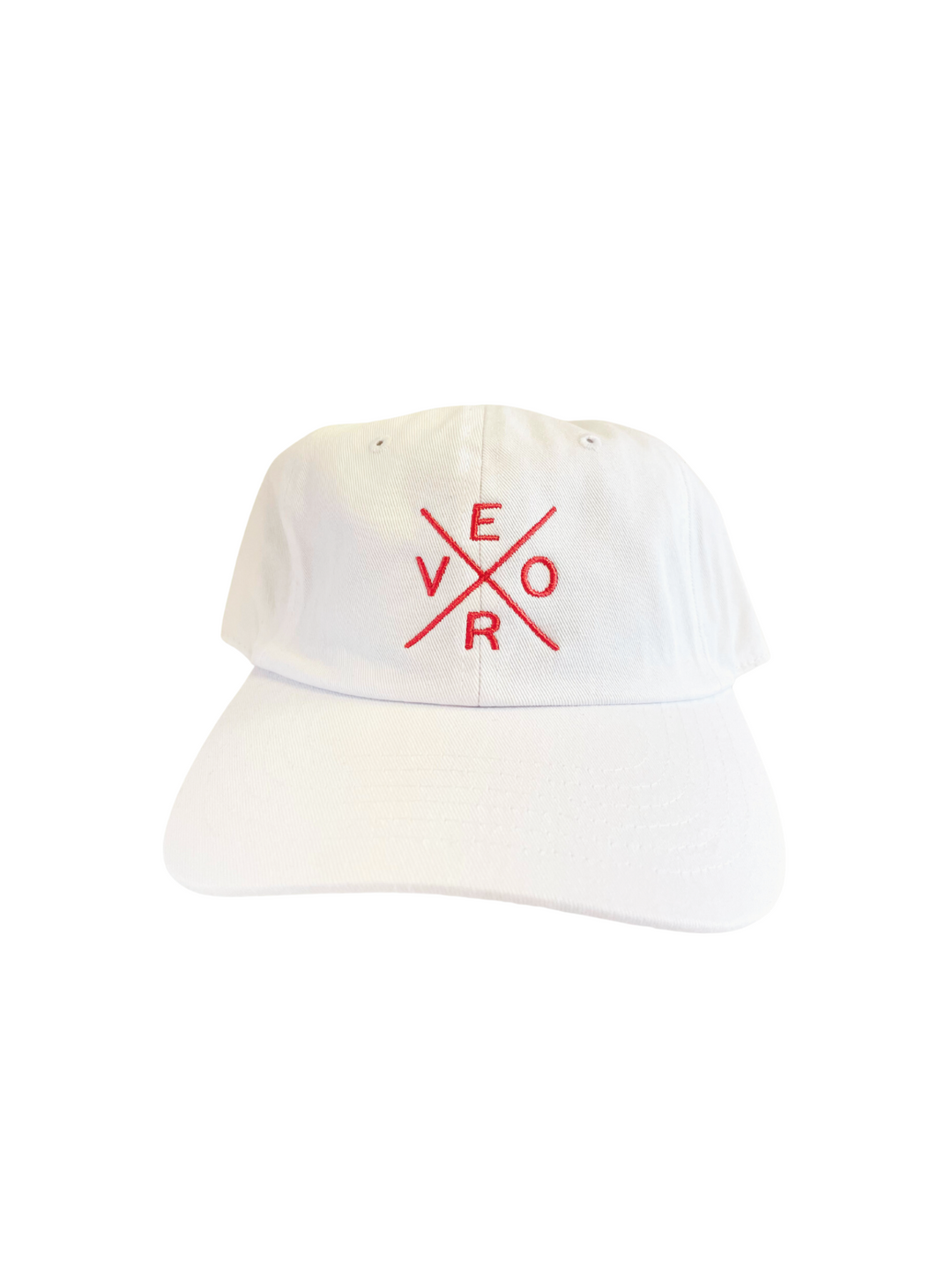 Vero Hat - White & Red