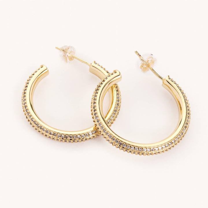 Nikki Smith Designs - Jennie Gold Hoops