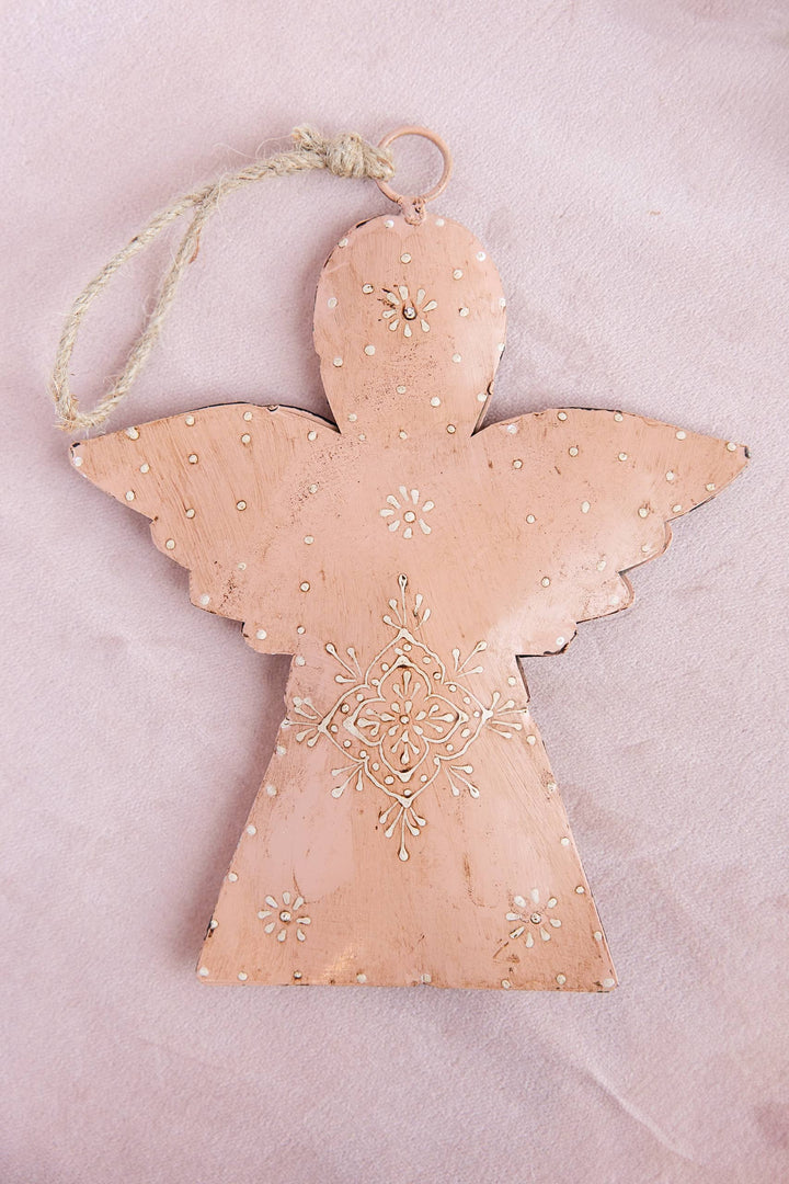 Rahab's Rope - Large Peach Hanging Angel