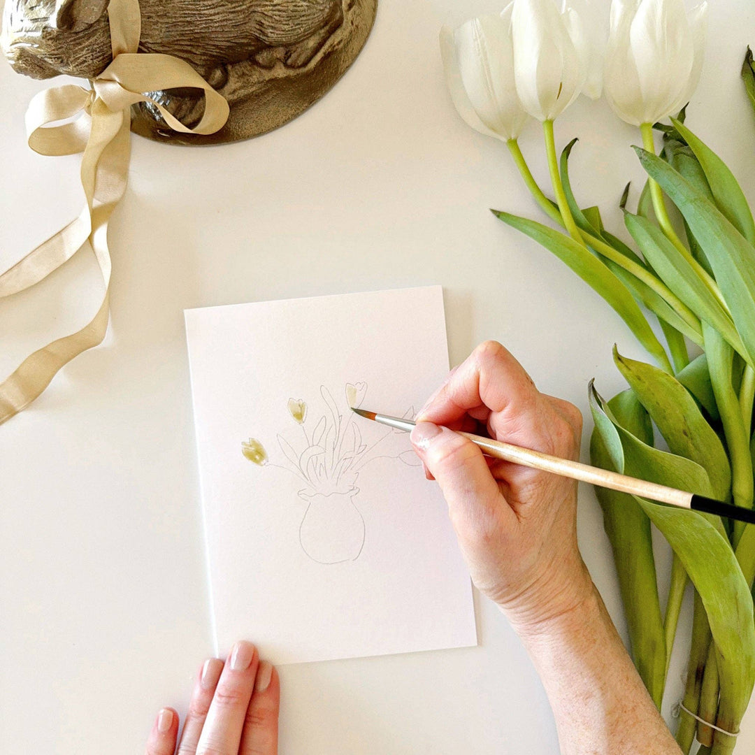 Emily Lex Studio - Easter Paintable Watercolor Notecard Set