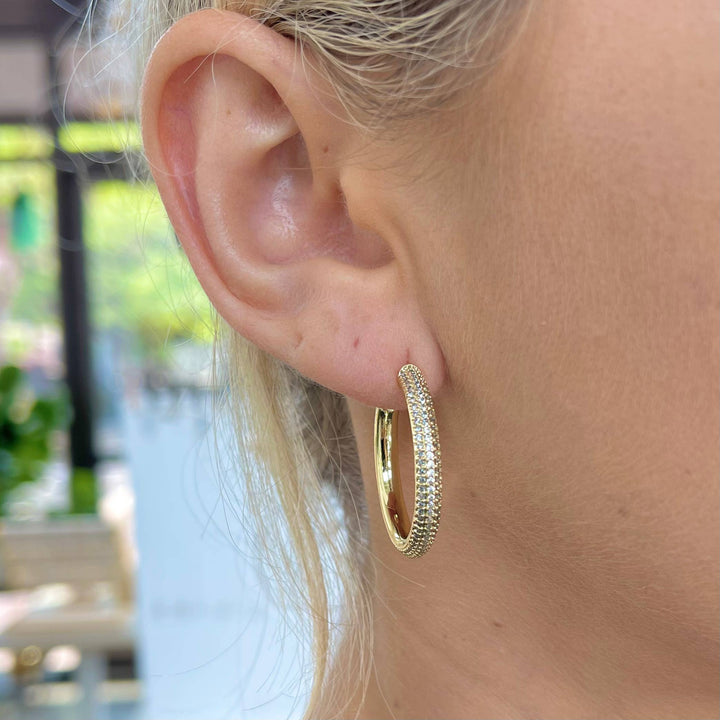 Nikki Smith Designs - Jennie Gold Hoops