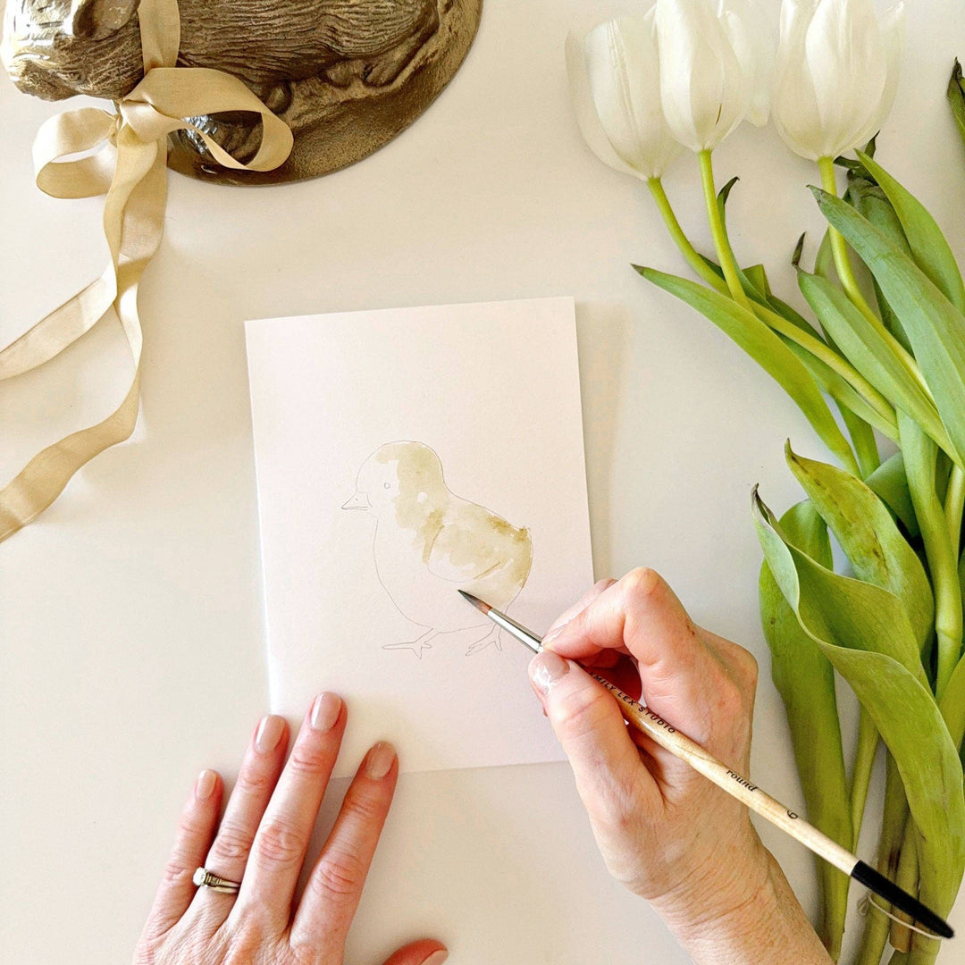 Emily Lex Studio - Easter Paintable Watercolor Notecard Set