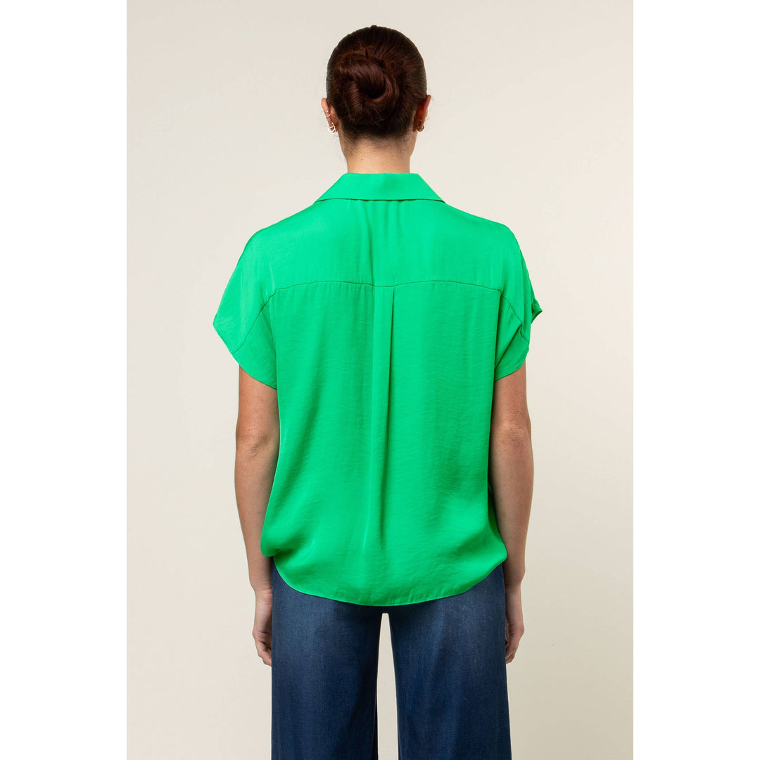 Boss Lady Green Blouse