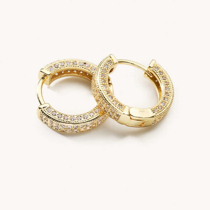 Nikki Smith Designs - Winona Pave Hoops