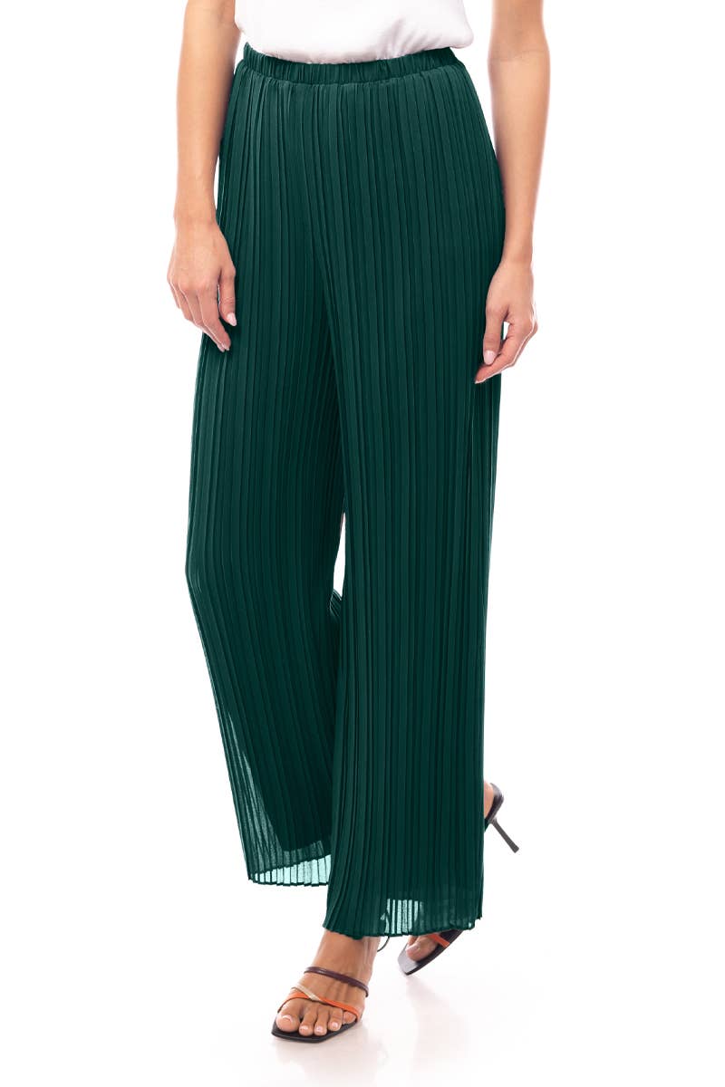 Merry Pleated Chiffon Pants