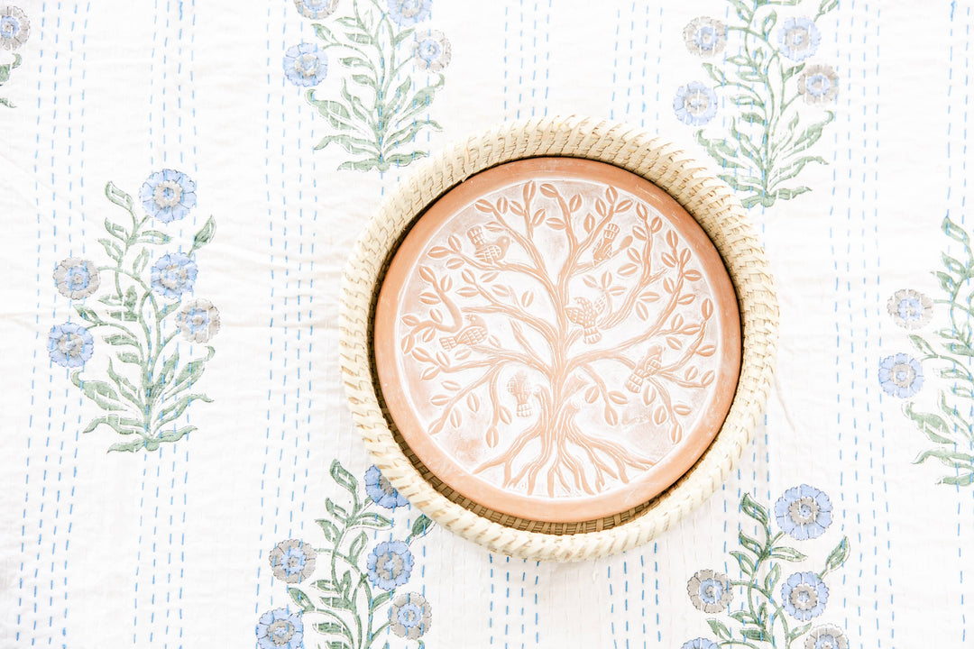 Rahab's Rope - Round Birds in a Tree Bread Warmer Basket