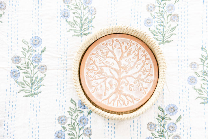 Rahab's Rope - Round Birds in a Tree Bread Warmer Basket