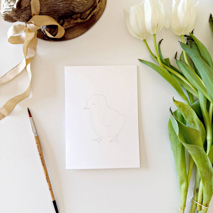 Emily Lex Studio - Easter Paintable Watercolor Notecard Set