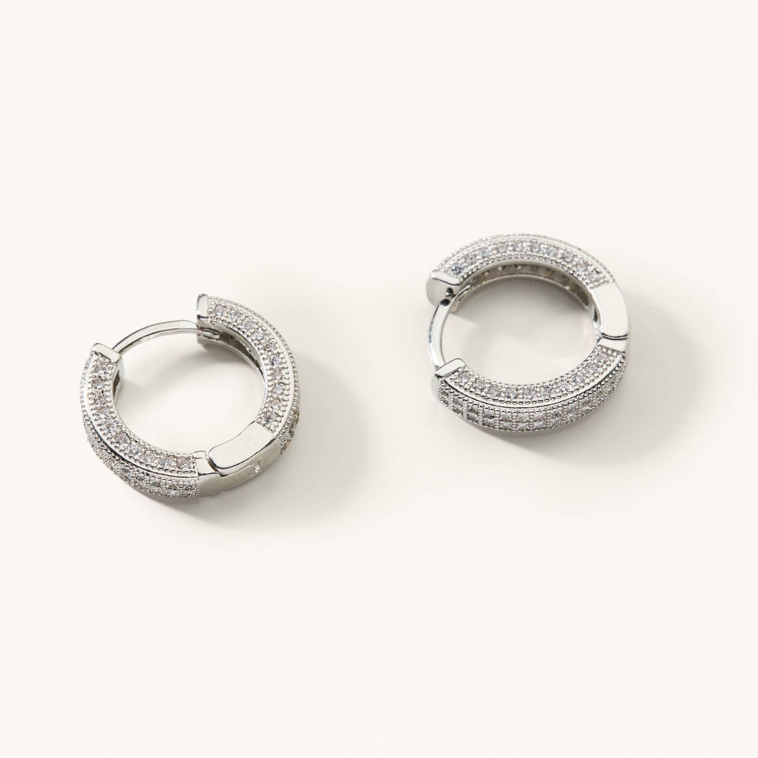 Nikki Smith Designs - Winona Pave Hoops