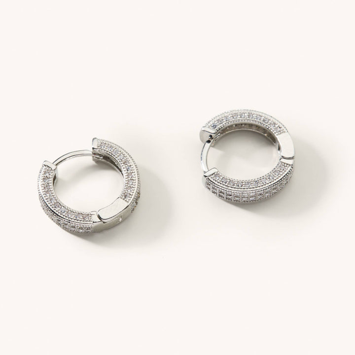 Nikki Smith Designs - Winona Pave Hoops