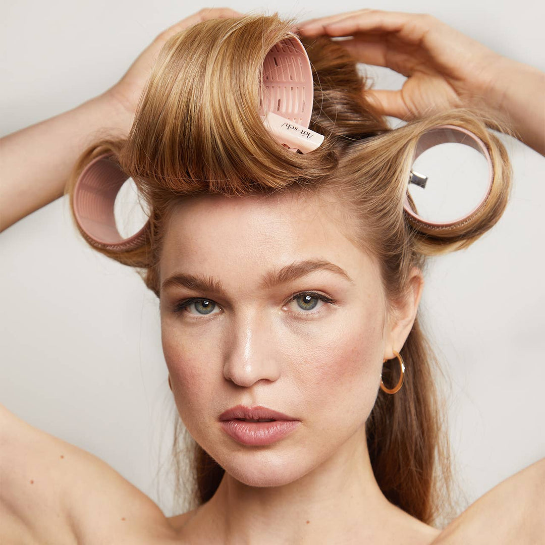 KITSCH - Recycled Plastic XL Thermal Rollers 4pc Set - Terracotta