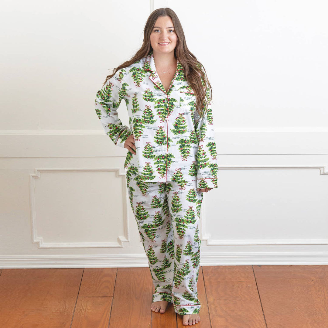 Everly Evergreens Flannel PJ Set