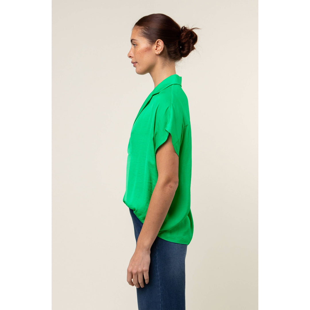 Boss Lady Green Blouse