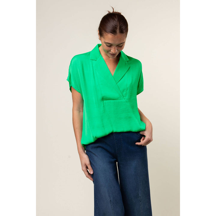 Boss Lady Green Blouse