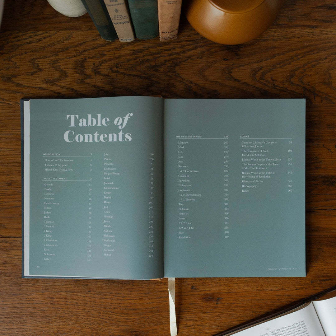 The Daily Grace Co - Bible Maps Handbook | Coffee Table Book