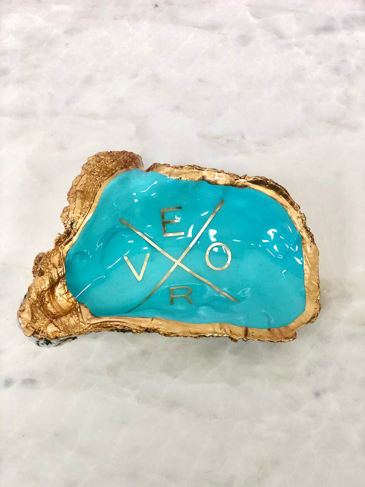 Vero Gilded Oyster Shell Jewelry Dish - Gold