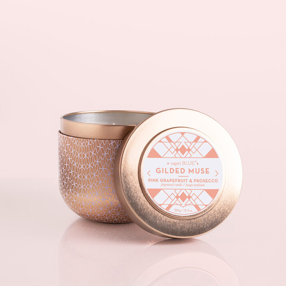 Capri Blue Gilded Muse- Pink Grapefruit & Prosecco 12.5 oz