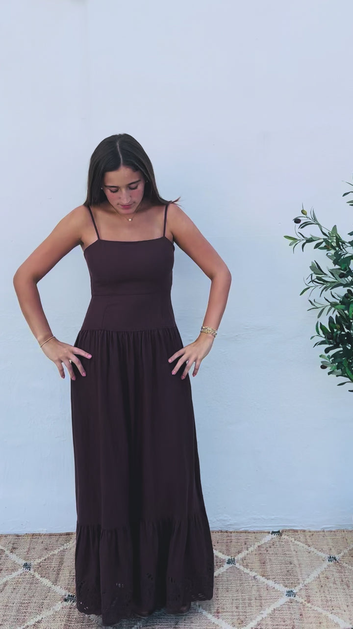 Z Supply Esti Embroidered Maxi Dress