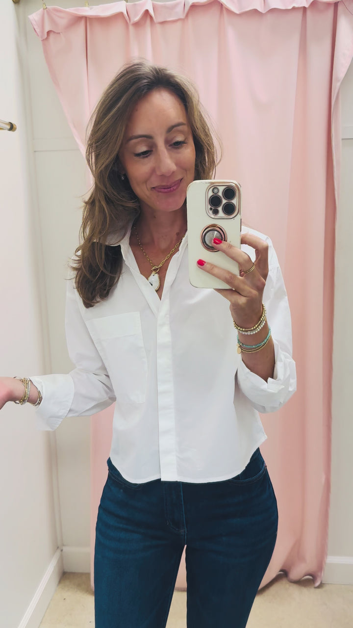 Z Supply - Favorite Button Up Top - White