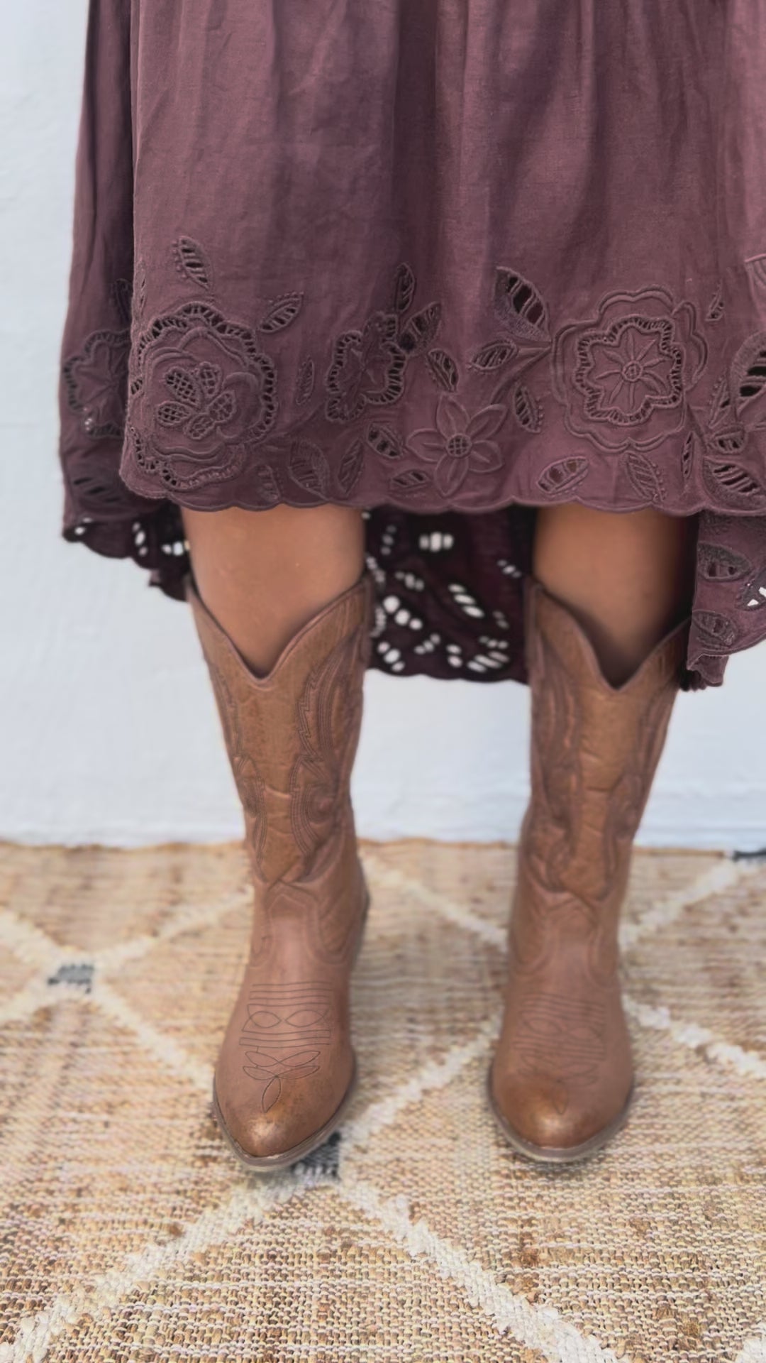 Gaucho Cowboy Boots - Tan