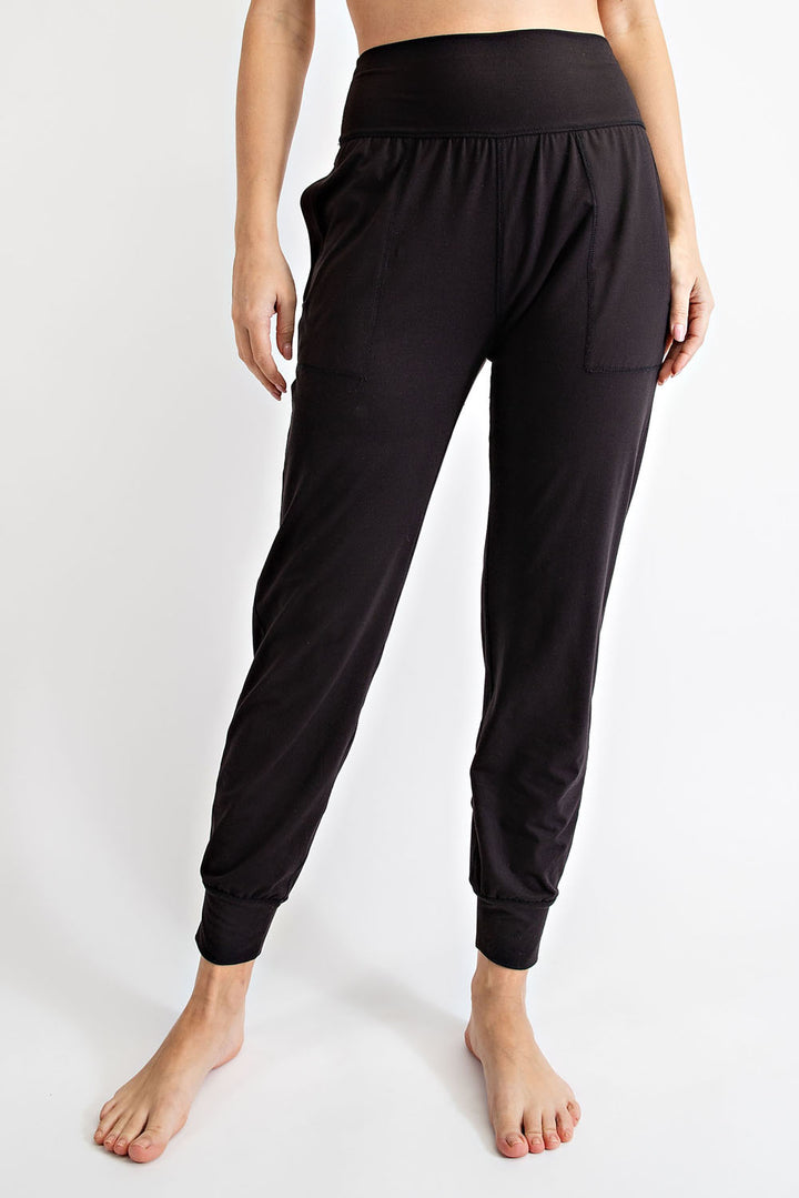 Take a Hike Butter Joggers - Black