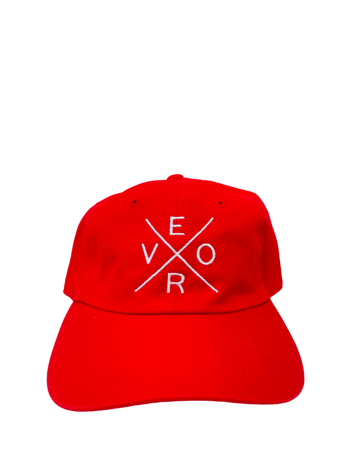 Vero Hat - Red & White