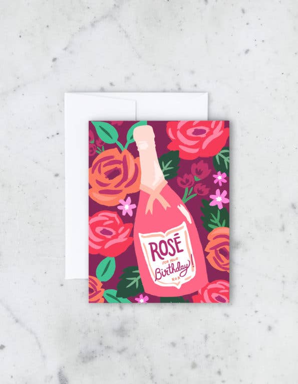 Birthday Rose Card - Birthday