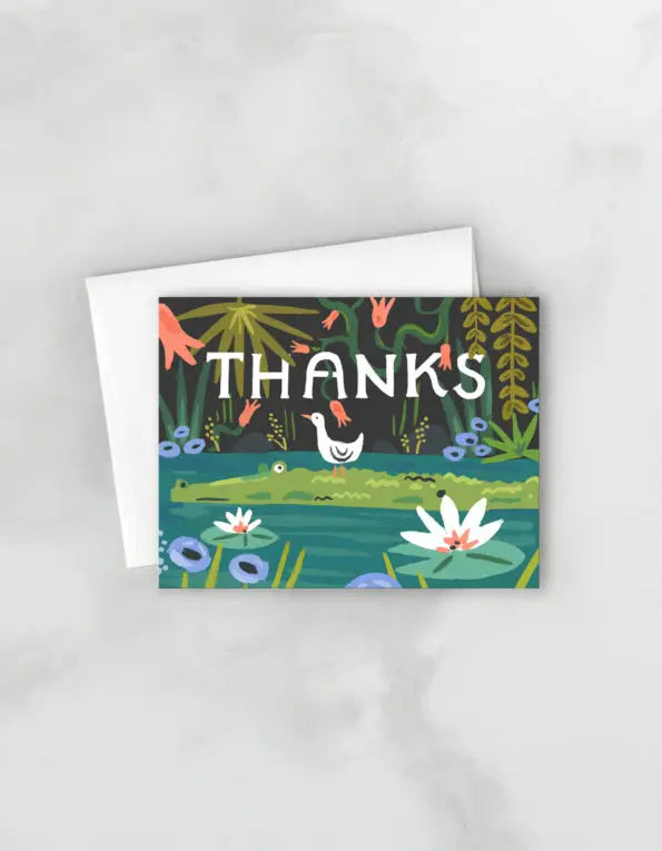 Blue Lagoon Card - Thank You